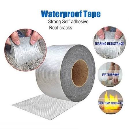 Leakage Repair Waterproof Tape For Pipe Leakage Water Leakage Aluminium Foil Tape Waterproof