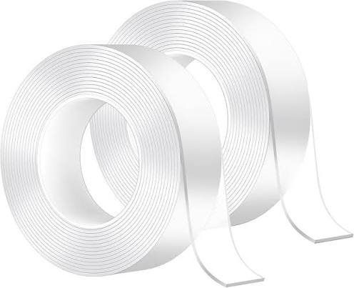 Double Sided Adhesive Multifunctional Wall Sticky Reusable Transparent Gel Tape -Small
