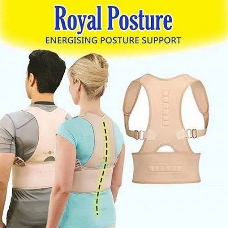 ROYAL POSTURE Energizing Posture Support Garment aligns your spine & posture NEW