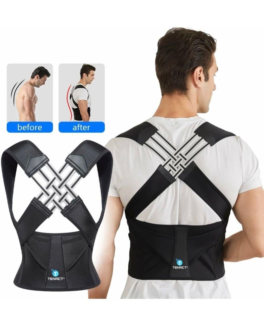 Back Posture Correction Belt, Breathable Lumbar Support Adjustable Sitting Posture Correction Strap, Comfy Brace Posture Corrector For Men And Women