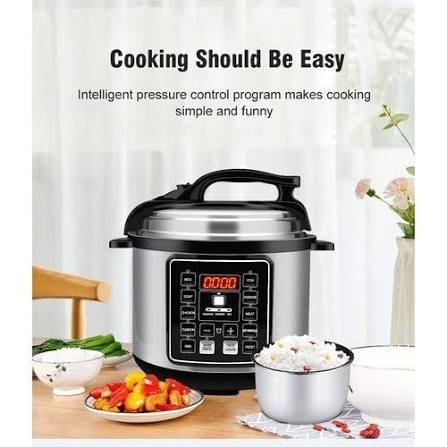 SILVER CREST ELECTRIC PRESSURE COOKER 6L