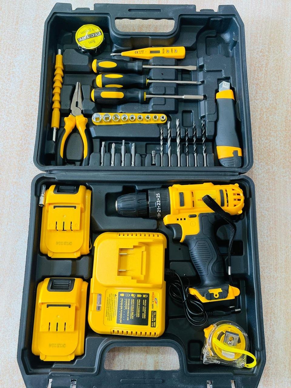 Dan Iron Tool 21 Volt Powerful Drill Machine Screwdriver With Free Accessories