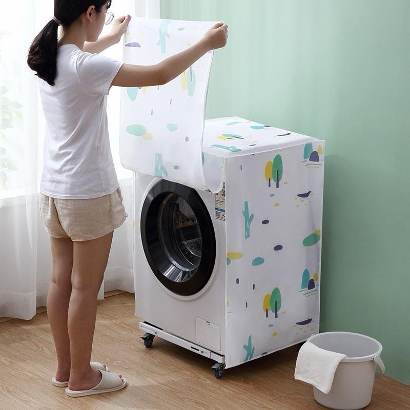 Water Proof Dust Proof Front Loading Washing Machine Cover PVC Suitable for 5.5 kg to 10 kg