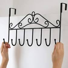 Over-the-Door Multi-Hook Organizer Rack