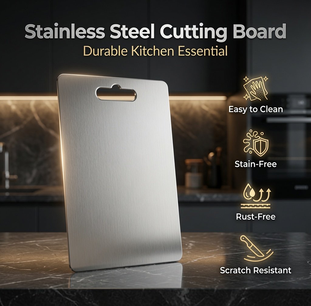 Stainless Steel Cutting Board (Chopping Board)