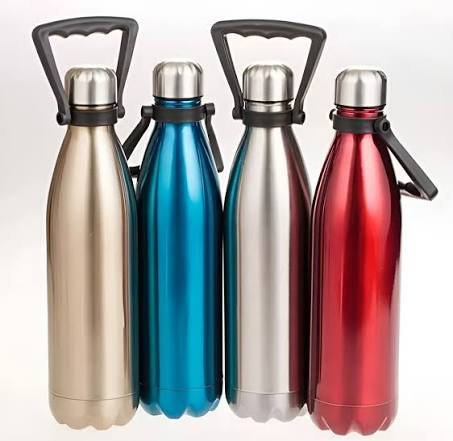 otoso Cola Bottle Thermos Stainless Steel Slim Hot and Cold Water Bottle Flask 1800 ML