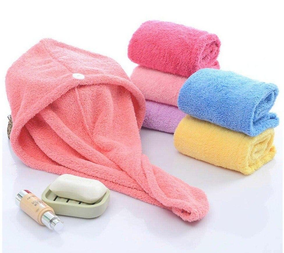 Microfiber Hair Drying Towel Wrap (or Quick-Dry Hair Turban)